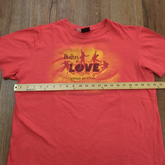 VTG The Beatles Adult Large Shirt Cirque Du Soleil Hippie Boho Hey Jude Lennon - Picture 5 of 6